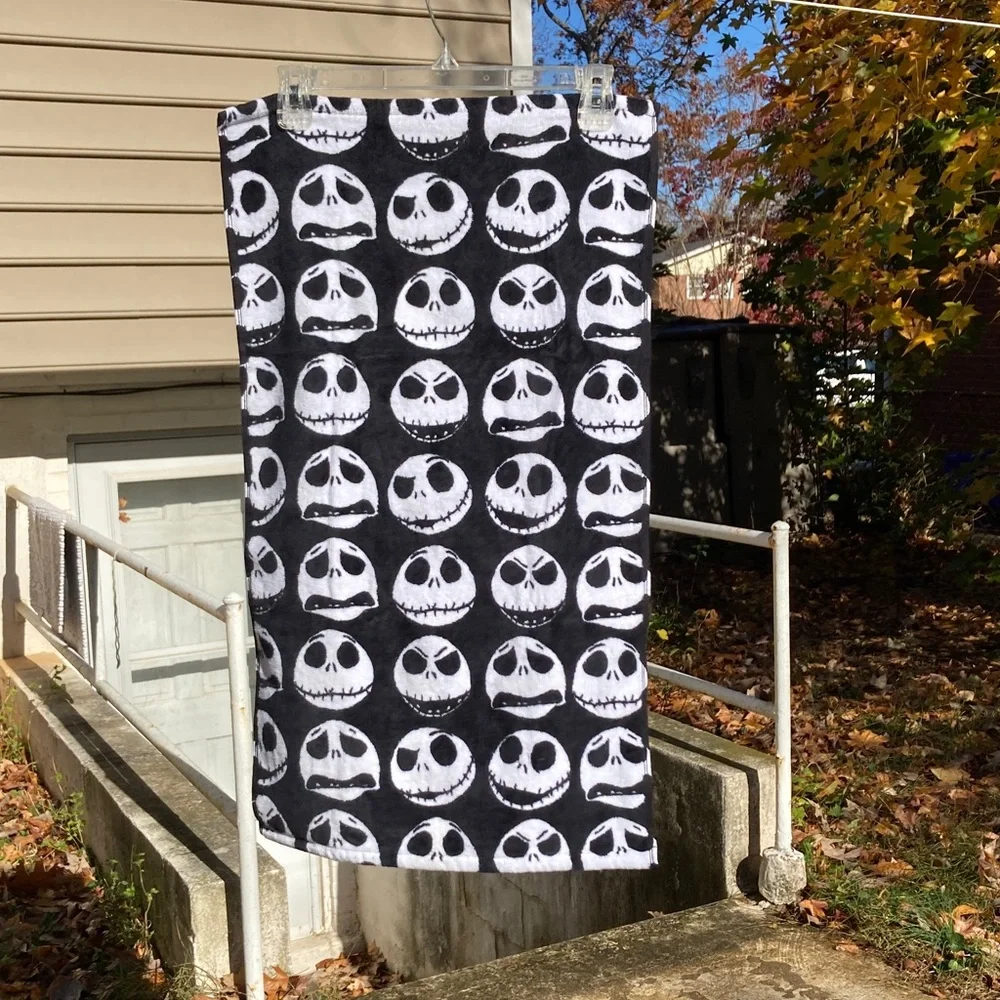 JACK SKELLINGTON Disney The Nightmare Before Christmas Hand Towel 16 x 28 inches